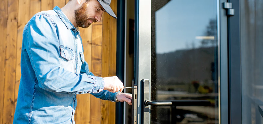 Frameless Glass Storefront Door Locks Replacement in Rancho Cucamonga, CA